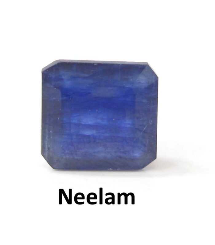 Natural Neelam(Blue Sapphire) Stone - @100 - 300 per Carat – 6.20 Carats | With Lab Certified