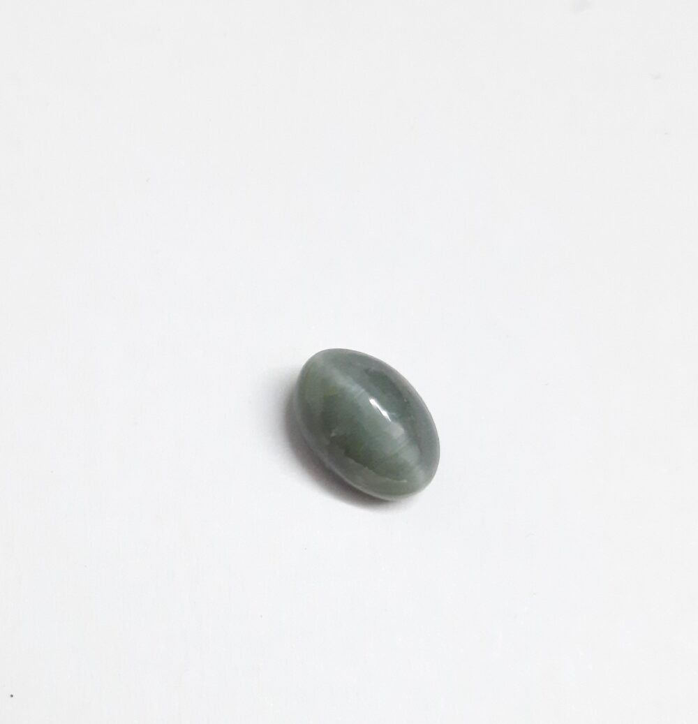 Natural Lehsunia(Quartz Cats Eye) Stone - @60 per Carat – 6.26 Carats | With Lab Certified - Image 2