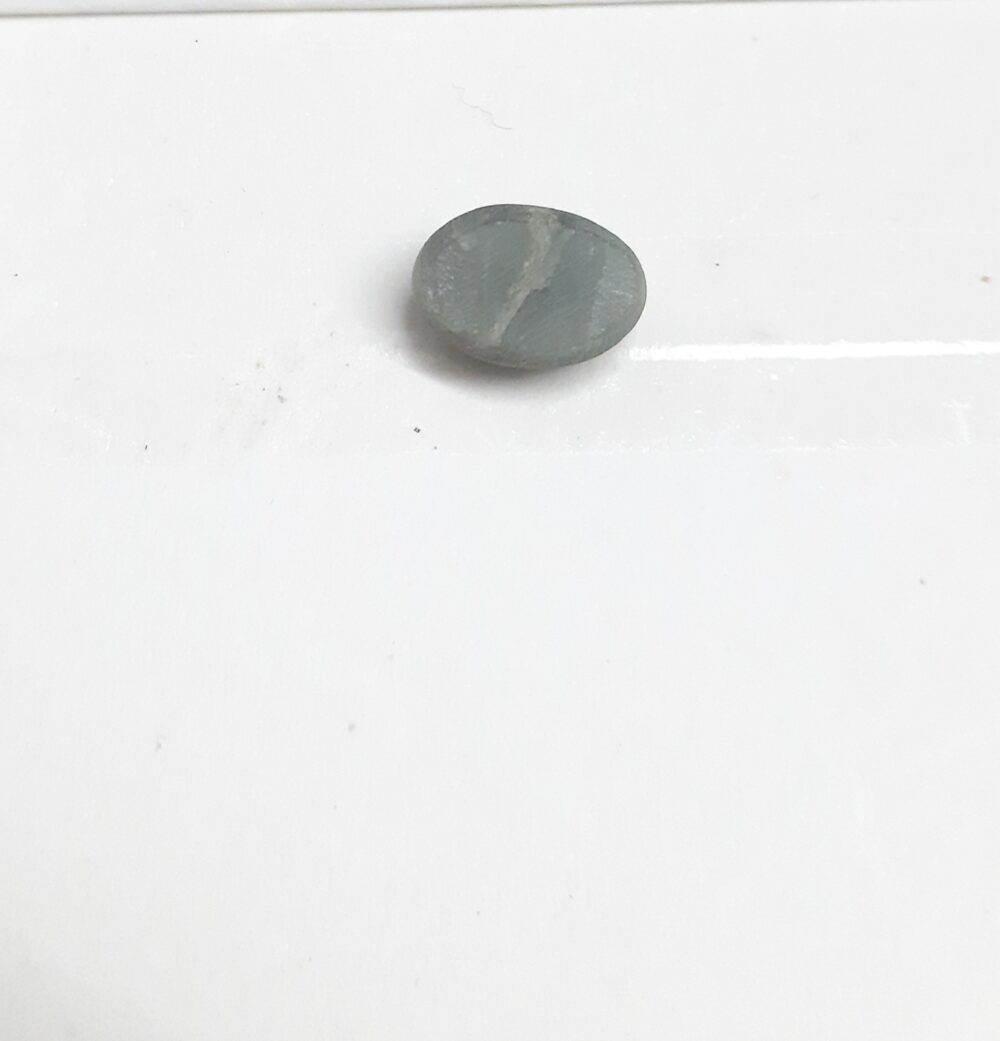 Natural Lehsunia(Quartz Cats Eye) Stone - @60 per Carat – 6.26 Carats | With Lab Certified - Image 3