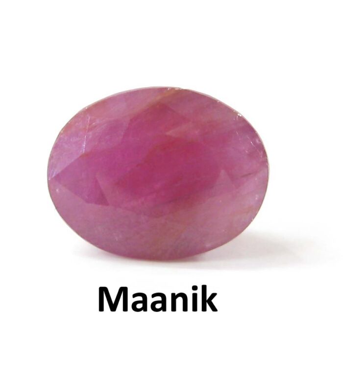 Natural Maanik(Ruby) Stone - @200 per Carat – 8.18 Carats | With Lab Certified
