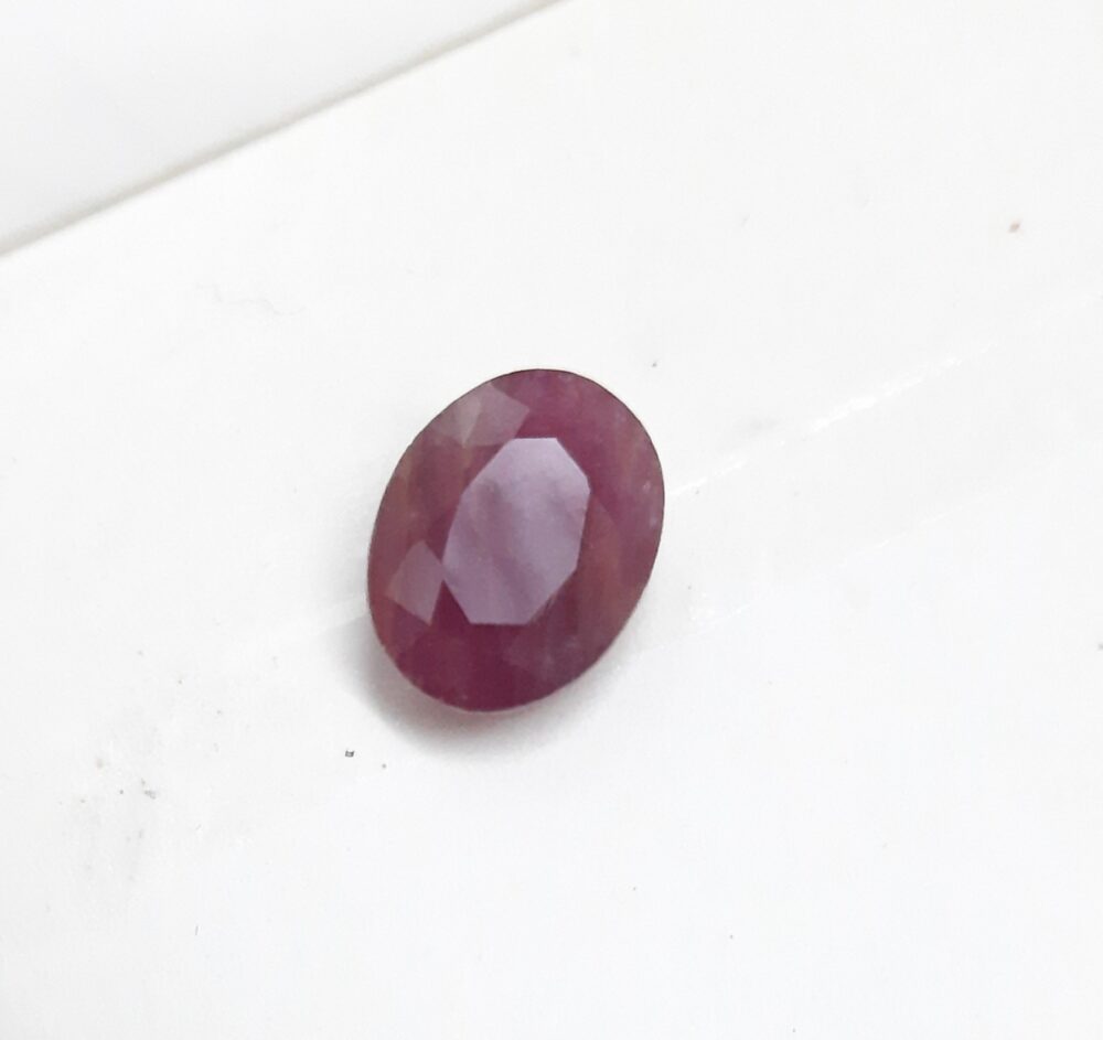 Natural Maanik(Ruby) Stone - @200 per Carat – 8.18 Carats | With Lab Certified