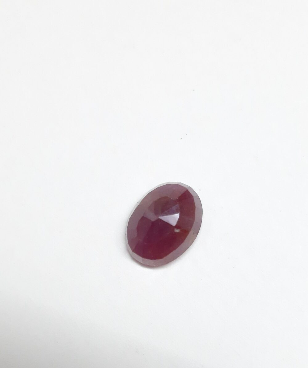 Natural Maanik(Ruby) Stone - @200 per Carat – 8.18 Carats | With Lab Certified - Image 3